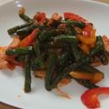 きらり流れ星's cooksnap of when they made 豚肉とエリンギ、インゲンのキムチ炒め.