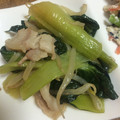 ななえ先生's cooksnap of when they made ターツァイと豚肉のわさび醤油炒め.