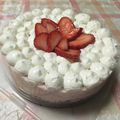 マチピ's cooksnap of when they made いちごのムースケーキ（18ｃｍ）.