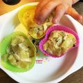 たか⭐️れお⭐️はる's cooksnap of when they made 離乳食にも！さつまいもと小松菜の蒸しパン.