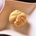 kurumi0122's cooksnap of when they made 鳴門金時の茶巾絞り.