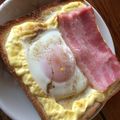 ゆかりり。's cooksnap of when they made ラピュタパン(目玉焼きトースト).