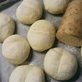 幸せまちこ's cooksnap of when they made 長いものパン.
