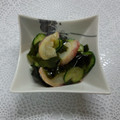 puniＫ's cooksnap of when they made たこ*きゅうり*わかめの酢の物.