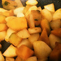 cyasan's cooksnap of when they made ほっくほく♪かぼちゃと大根のバター炒め.