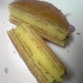 ちびまれー's cooksnap of when they made 混ぜて焼くだけ☆バナナ・バウムクーヘン.