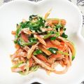 しおさな's cooksnap of when they made 豆苗とにんじんとシーチキンの温サラダ.