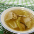 赤い電話's cooksnap of when they made 白菜としいたけのスープ.