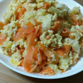 まめとま♡'s cooksnap of when they made 人参と大根のヒラヒラ卵炒め.