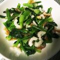 yaccho's cooksnap of when they made 小松菜とちくわのナムル.