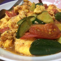 なるこォ's cooksnap of when they made ご飯がススム！トマトときゅうりの卵炒め.