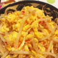 ヨピアツ's cooksnap of when they made 簡単卵とモヤシのチリソース炒め.