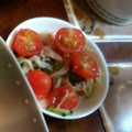 クックTGH435☆'s cooksnap of when they made トマトときゅうりとささみの中華和え.