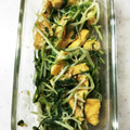 ふわり日和's cooksnap of when they made とり皮と水菜の酢味噌和え.
