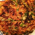 risa554's cooksnap of when they made 青々！春菊のチヂミ.
