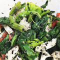 マナとエミ's cooksnap of when they made ほうれん草とれんこんの黒胡麻ナムル.
