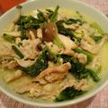 madageha's cooksnap of when they made 豚バラと寒縮みほうれん草のミルク煮.