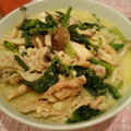 madageha's cooksnap of when they made 豚バラと寒縮みほうれん草のミルク煮.