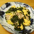 ぽりぽり拓庵's cooksnap of when they made 豚肉とほうれん草と卵の中華風炒め♩.