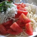 ちばたま's cooksnap of when they made しらすとトマトの冷製パスタ.