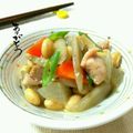 ♪珠香♪'s cooksnap of when they made 大根大豆鶏肉味噌煮.
