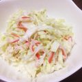 ayaakari's cooksnap of when they made キャベツとカニカマボコのサラダ.