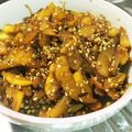 モミコ's cooksnap of when they made ご飯のお供！沢庵のおかか炒め♪.