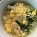 まくきてぃ's cooksnap of when they made 給食の♪ほうれん草だけど菜の花スープ.