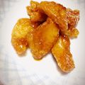 くろねこ、's cooksnap of when they made 鶏皮で1品☆甘辛炒め.