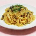 まあまま☆0403's cooksnap of when they made カレークリームパスタ.
