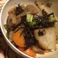 Kappa's cooksnap of when they made 大根と人参の胡麻ドレ炒め.
