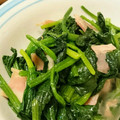 arisa＠37's cooksnap of when they made *簡単☆ほうれん草とベーコンのソテー♪.