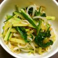 のんびり☆たまご's cooksnap of when they made 副菜に⭐もやしとほうれん草のおかか和え.