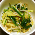 のんびり☆たまご's cooksnap of when they made 副菜に⭐もやしとほうれん草のおかか和え.