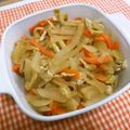 パグ桃's cooksnap of when they made 福島の郷土料理☆ひきないり（ひき菜炒り）.