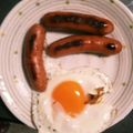 泉李†'s cooksnap of when they made シマスキde目玉焼き。(笑).