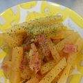 eri☆81's cooksnap of when they made ヤーコンとベーコンのマヨ炒め♫.