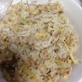 chamamaz's cooksnap of when they made 余った春巻きの具でチャーハン♡.