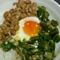 クックE2OKKZ☆'s cooksnap of when they made 納豆とオクラのねばねば丼.