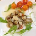 桃的美しき日々's cooksnap of when they made ホタテのソテー☆液体塩こうじでしっとり♪.