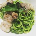 七色☆437's cooksnap of when they made 濃厚～☆ほうれん草のクリームパスタ☆.