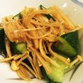 りんごとみかん♬'s cooksnap of when they made なめたけきゅうり.