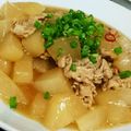 いっさんの家's cooksnap of when they made 【副菜】大根と豚肉の炒り煮.