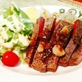 マシュマロmさん's cooksnap of when they made 牛ステーキ　オニオンソース.