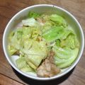 misakkki's cooksnap of when they made 鶏むね肉とキャベツのレモン炒め☺.