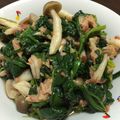 ＴＭＭ－Ｓ's cooksnap of when they made ほうれん草としめじの梅肉ツナ和え.