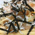 yuukaokd's cooksnap of when they made しらすとたらこのクリームパスタ.