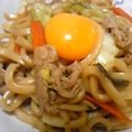 ※ピヨコ※'s cooksnap of when they made すき焼き味の焼きうどん☆.