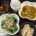 クックK7YBWE☆'s cooksnap of when they made 糖質脂質制限中に！大豆粉でチキンカレー♪.