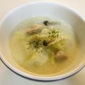 ☆Rokko☆'s cooksnap of when they made 簡単☆白菜と鶏もも肉のクリームスープ☆.